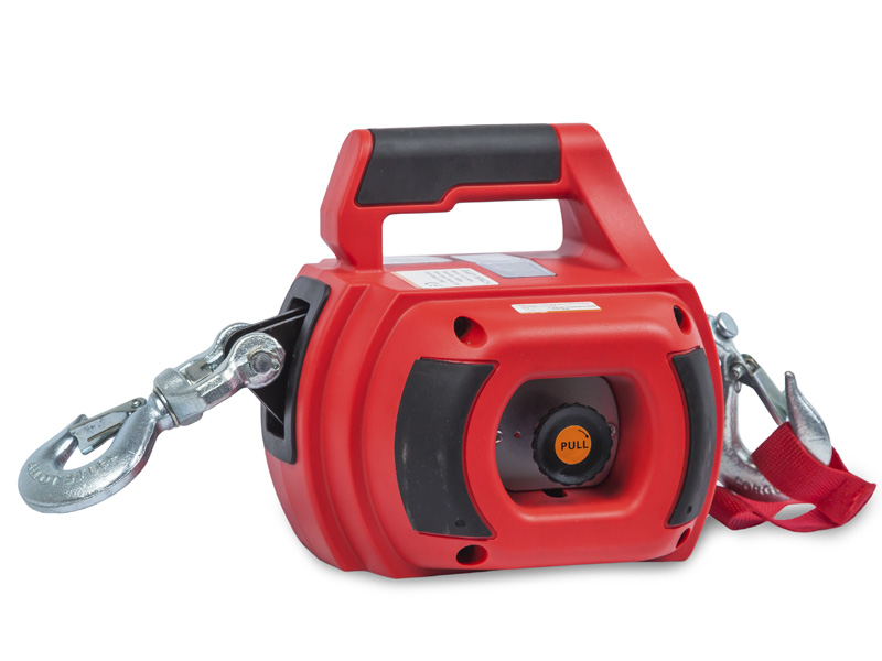 Лебедка под шуруповерт переносная TOR SQ-500 225 кг 12 м - изображение