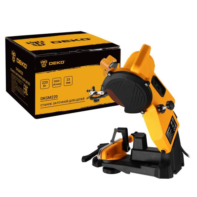 Станок заточной DEKO DKGM220, для цепей 063-4360