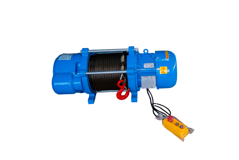 Лебедка TOR ЛЭК-1000 E21 (KCD) 1000 кг 380 В с канатом 70 м*