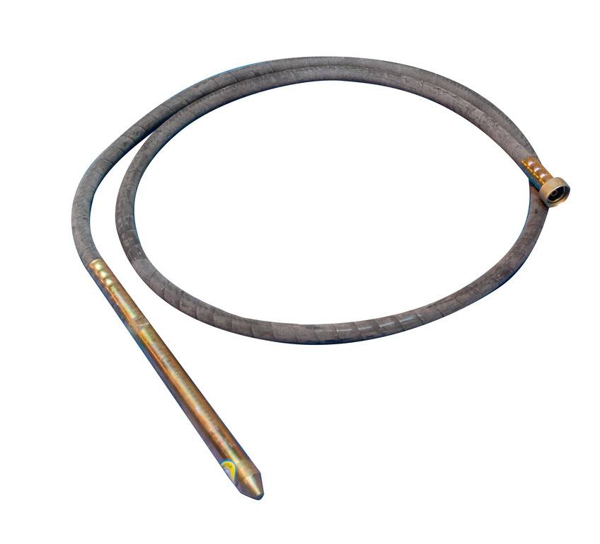 Гибкий вал 4м со встроенным наконечником ф38 к вибратору Vektor-2300H/220В