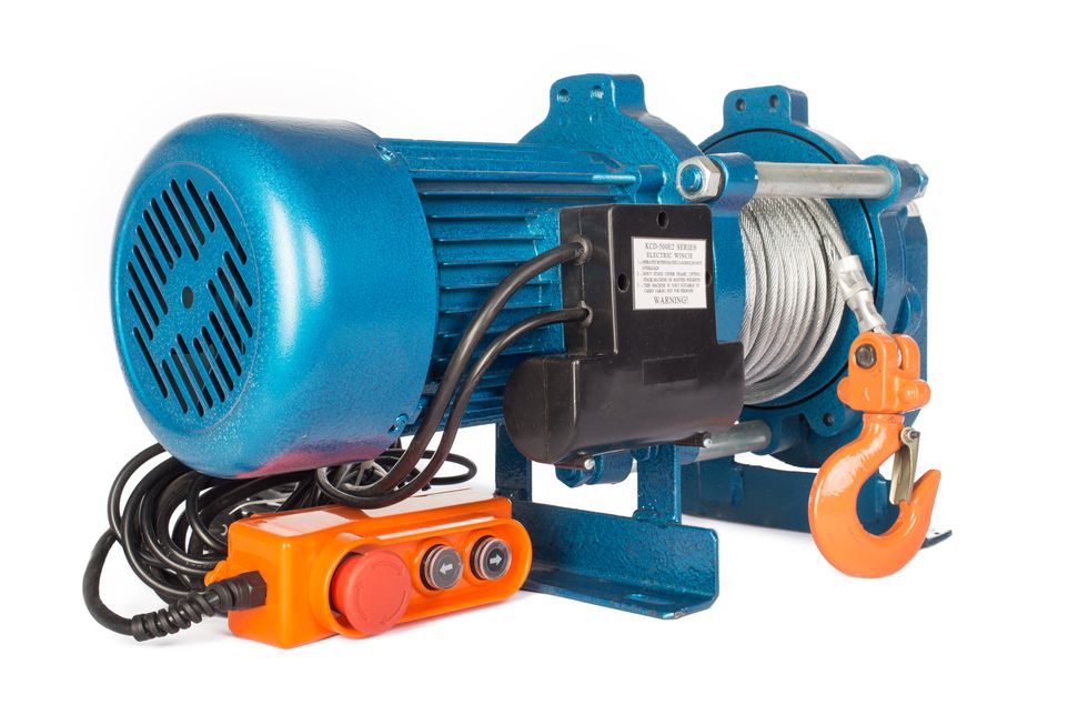 Лебедка TOR ЛЭК-500 E21 (KCD) 500/1000 кг 220 В с канатом 30/15 м