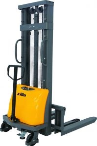 Штабелер гидравлический с электроподъемом XILIN 1,5 т 3,5 м CDD15B-E - изображение