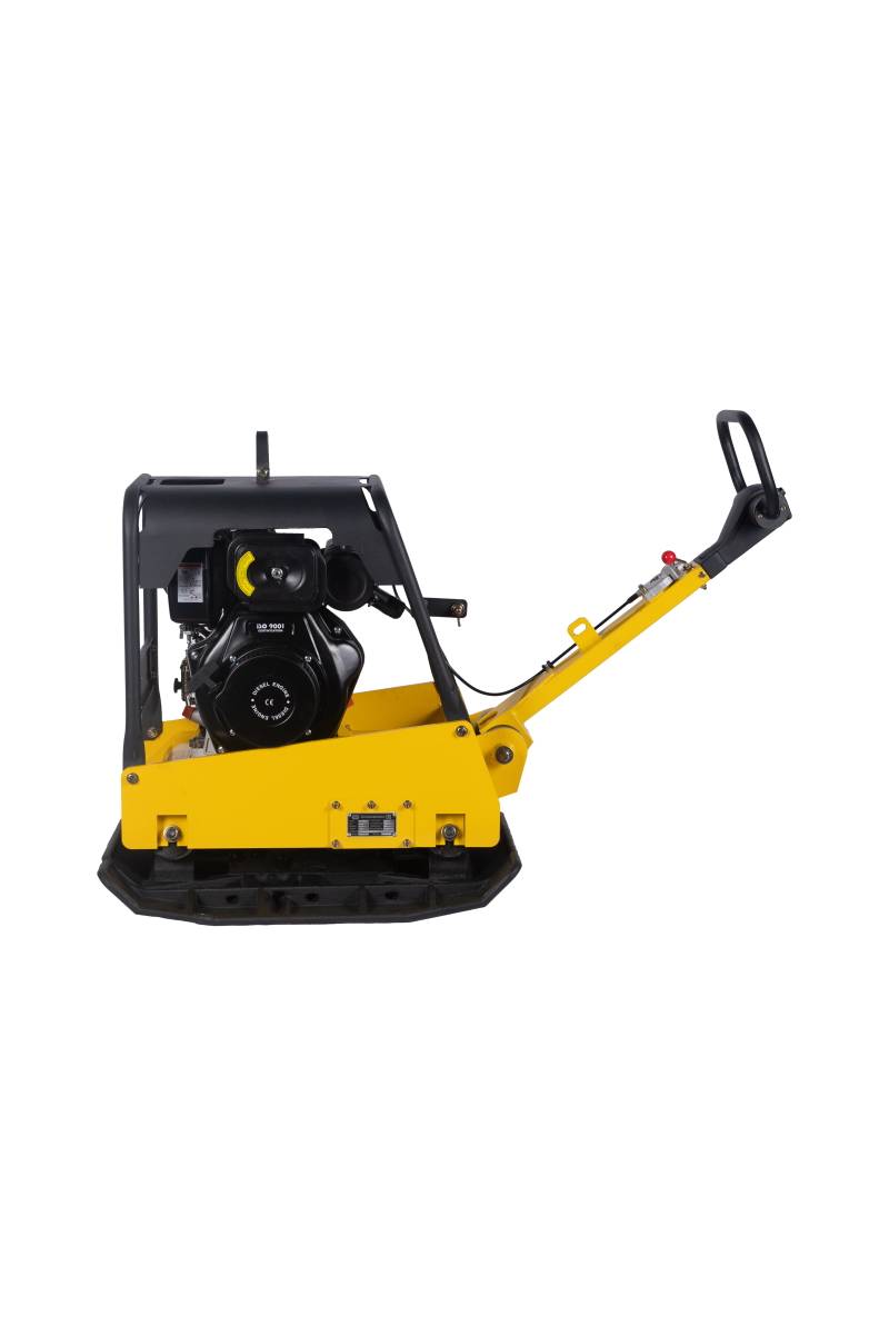 Виброплита реверсивная гидравлическая TOR CY-350 300кг, 40кН (дизельная) чугунная плита - изображение