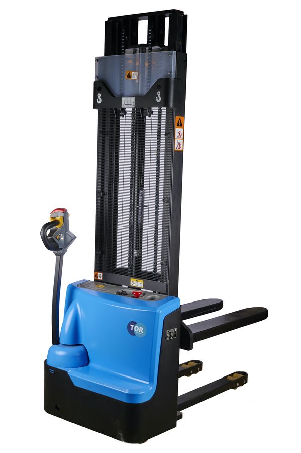 Штабелер самоходный 1,5 т 3,5 м TOR WS15H-3500SC PRO 24/85 В/Ач контр. скорости подъема - изображение