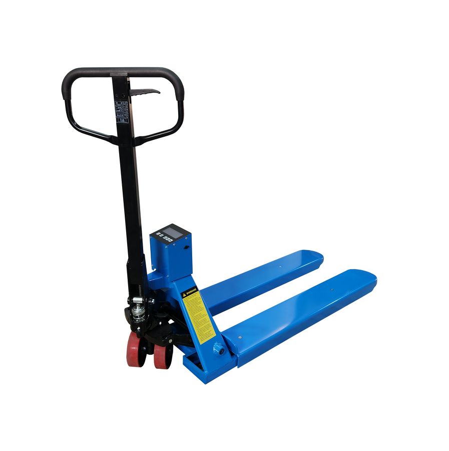 Тележка гидравлическая с весами 2500 кг 1150 мм полиуретановые колеса TOR CBY-CW2 (серия N)