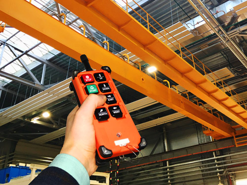 Перевод крана на радиоуправление - фото Перевод крана на радиоуправление - изображение