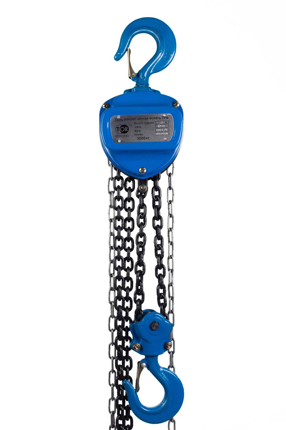 Таль ручная шестеренная TOR ТРШ C 3ТХ6М PRO (для тяжелых работ)
