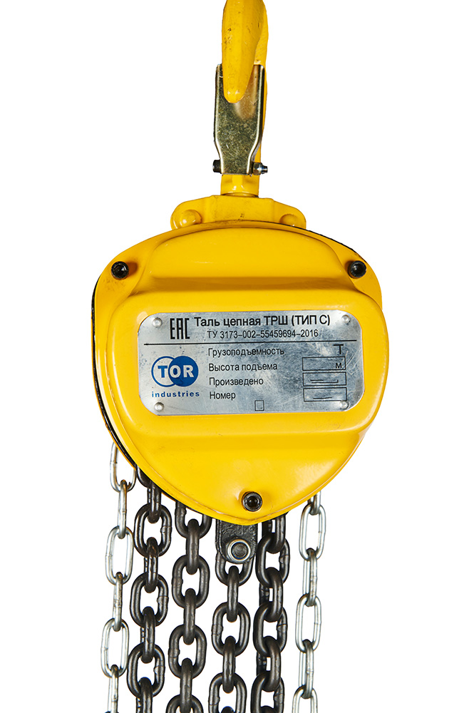 Таль ручная шестеренная TOR ТРШ C 5ТХ3М BASE