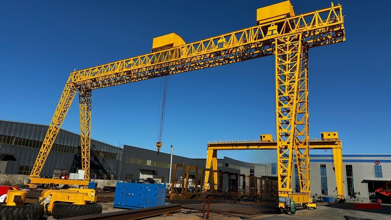 Монтаж козлового крана - фото Монтаж козлового крана - изображение