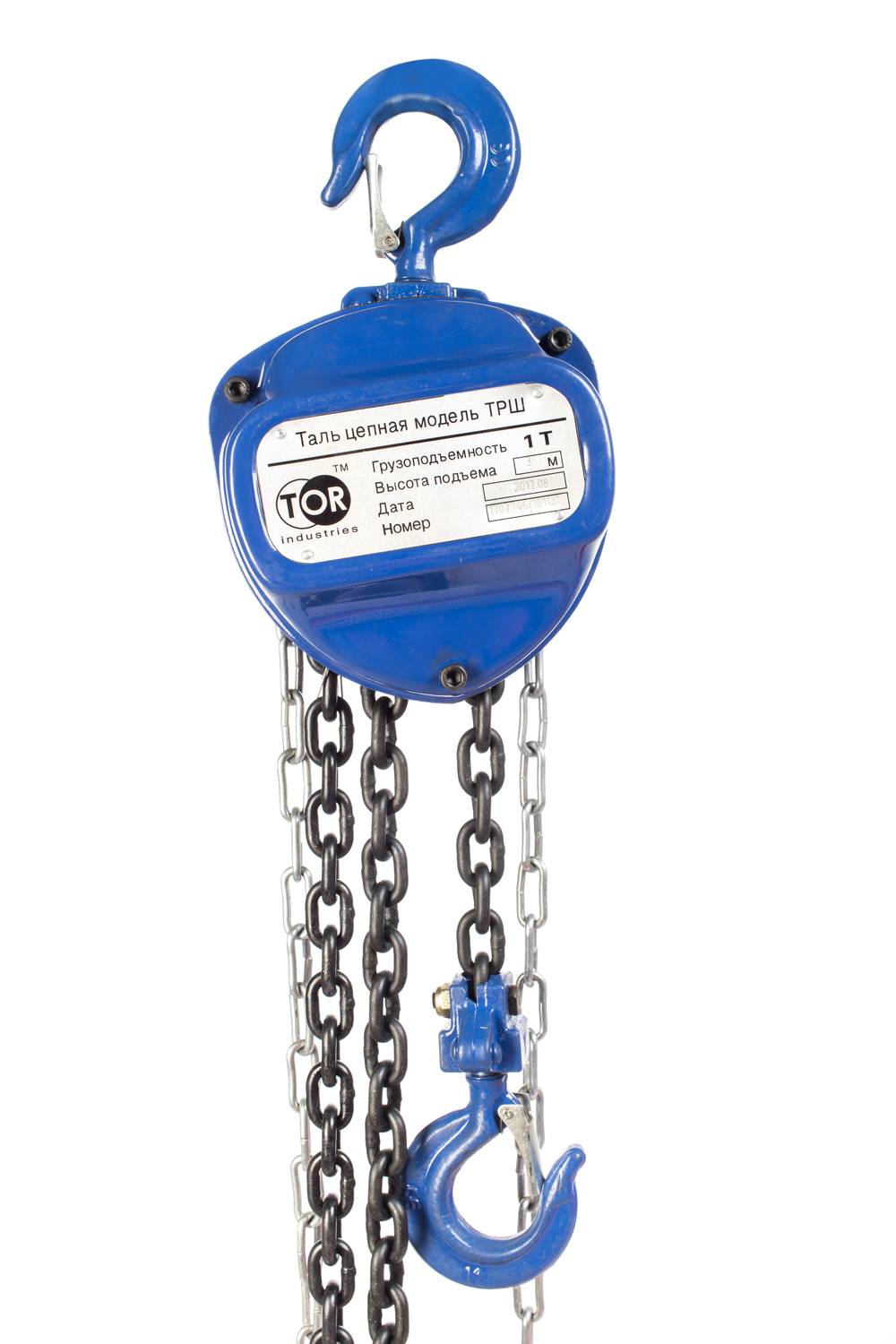 Таль ручная шестеренная TOR ТРШ C 1ТХ3М PRO (для тяжелых работ)