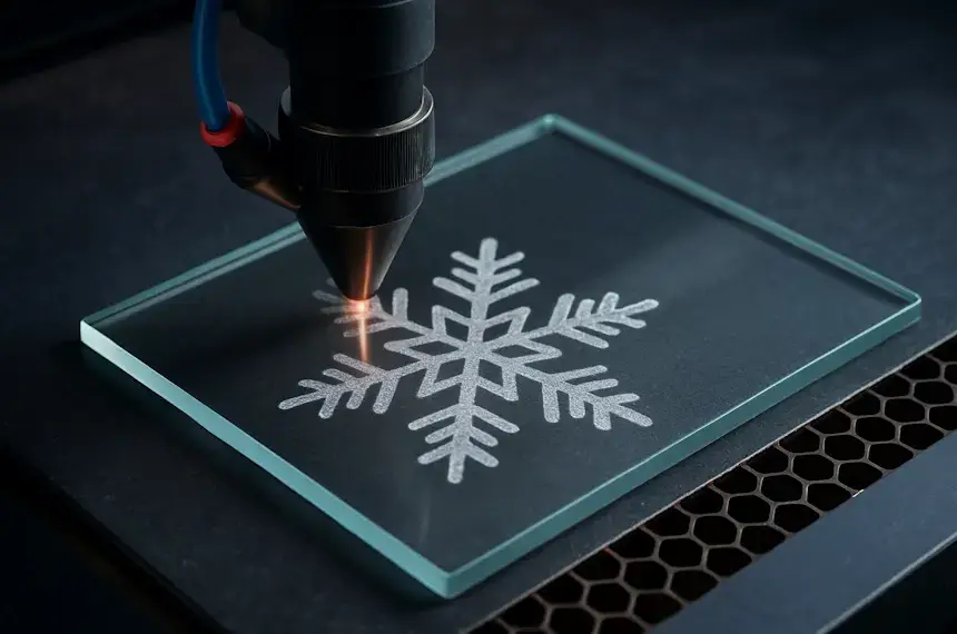 Гравировка на стекле лазером как делается - изображение