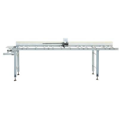 WE-27T2 роликовый стол 3000 мм с регулируемым упором