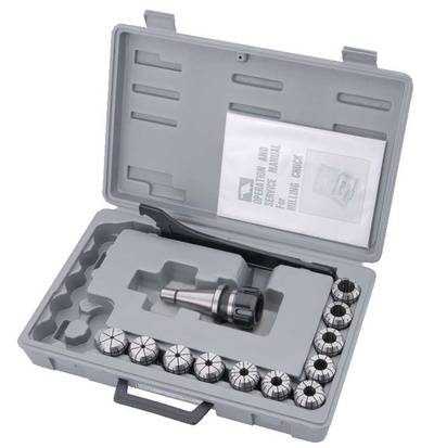 Цанговый патрон МК-3 с набором из 8 цанг 3-26 мм