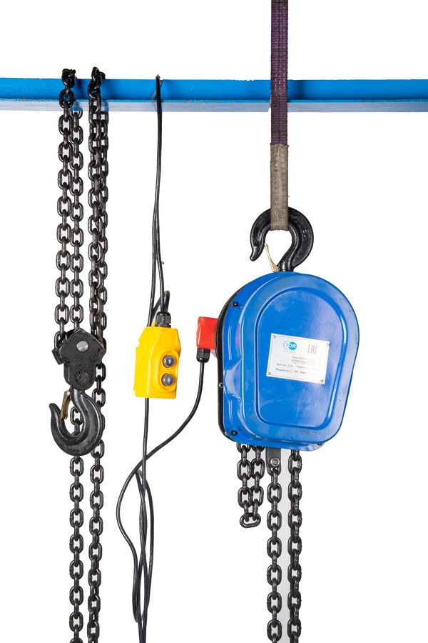 Таль стационарная  3т  9м 380В электрическая цепная TOR DHS (серия J)