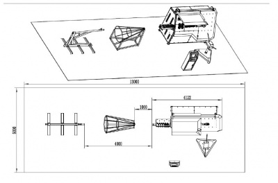 Автоматическая линия для гибки и резки арматуры GROST ABL4-12