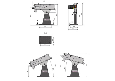 Ленточношлифовальный станок GBS75 