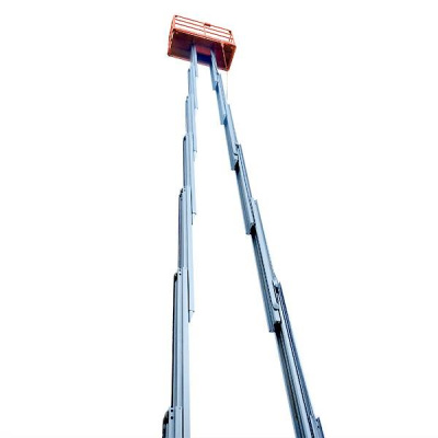 Телескопический двухмачтовый подъемник с аккумулятором GROST Double Mast 200-12 AC/DC